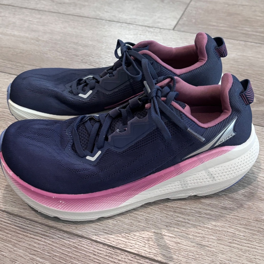 Altra FWD VIA Running Shoes Womens 8.5 Navy Pink AL0A85PW442 Road Run Outdoors